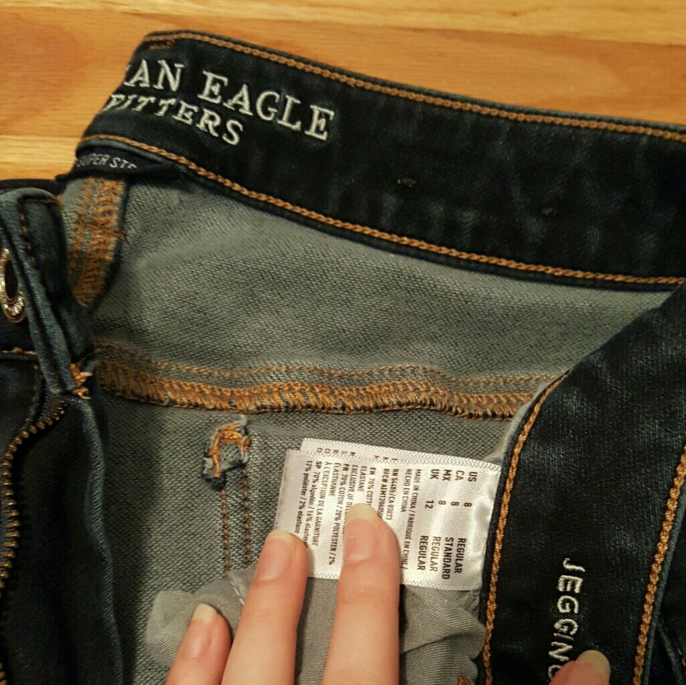 American Eagle Jeggins Size 8 (Middle pair in pic)